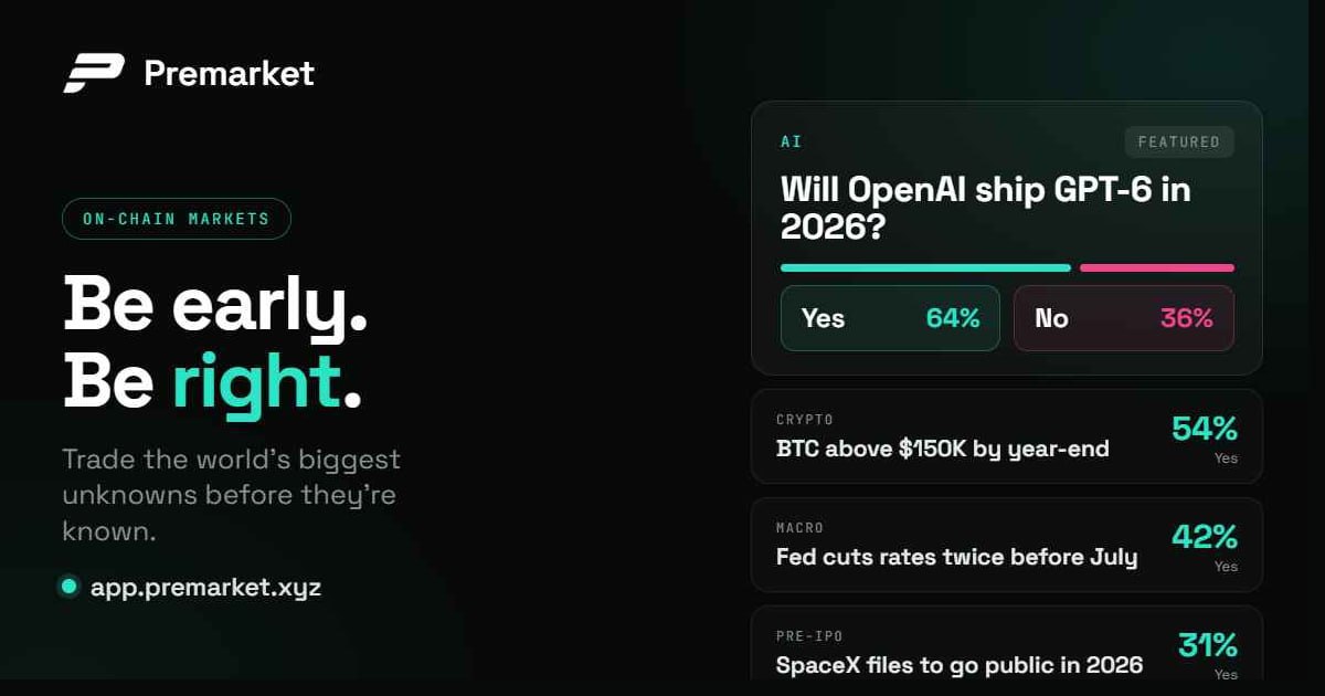 Premarket screenshot